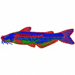 Fishes Embroidery Design 2 Fishes Embroidery Design 2